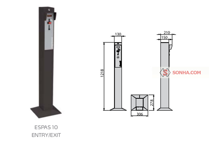 Hệ thống quản lý bãi đỗ xe nhỏ Espas 10